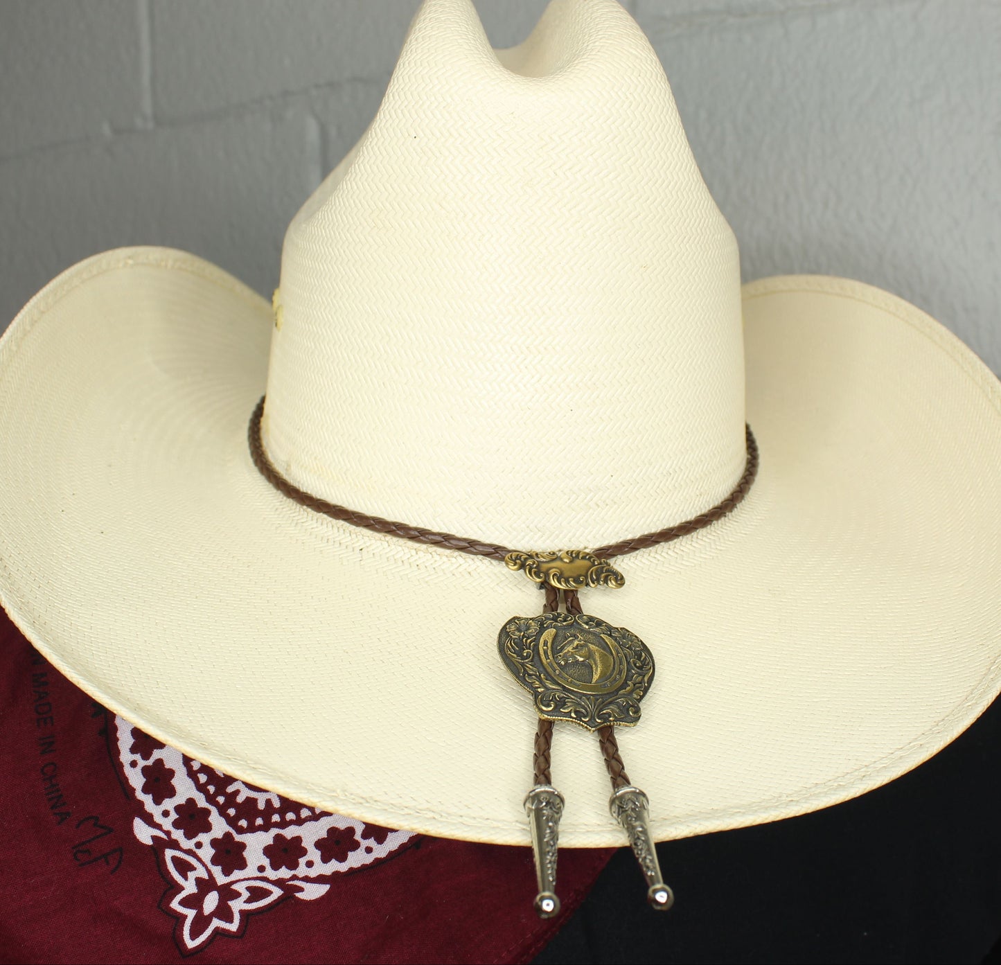 Frontier Medallion Hat Bolo, made in USA, each