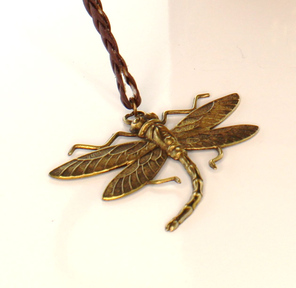 Leather Suede Journal with Dragonfly Charm, made in USA, each