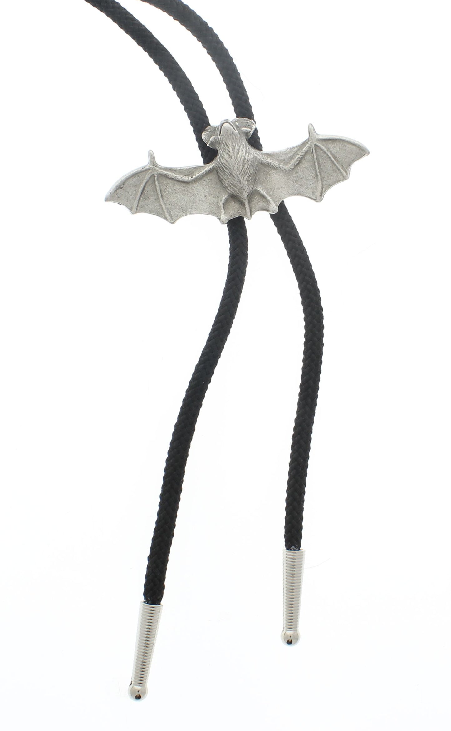 Bat Bolo Tie, Silver, or Antique Gold, sold by each