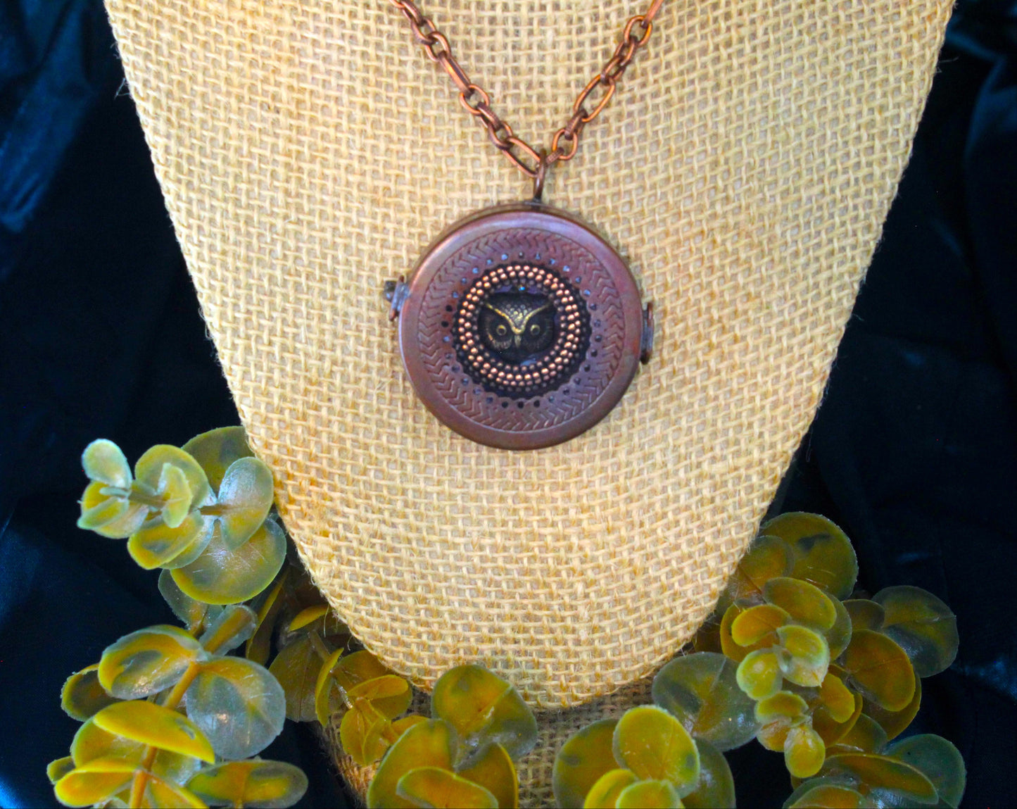 41mm Owl of the Hollow Necklace, made in USA, each