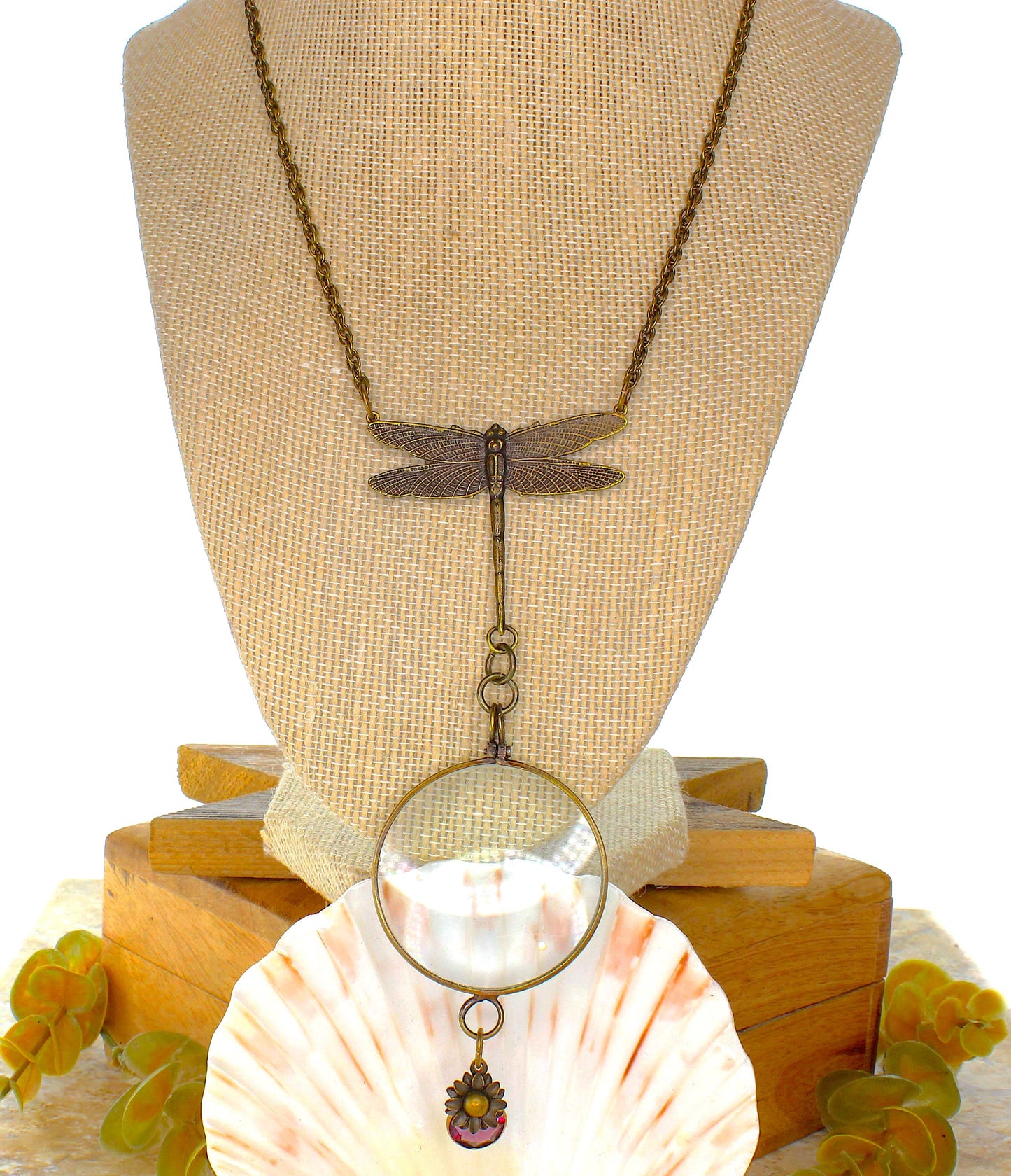 Dragonfly Reverie Necklace, made in USA, each