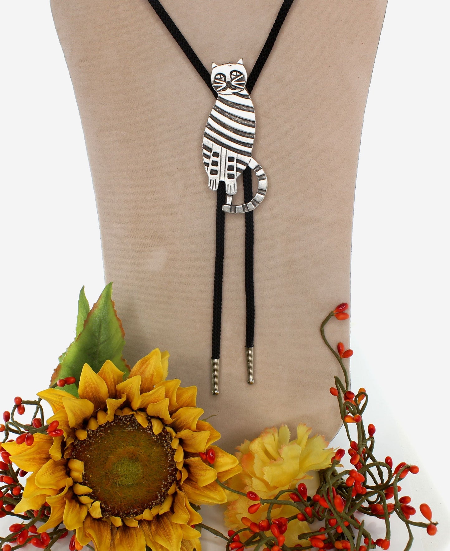 The Dandy Tabby Bolo Tie, made in USA, each