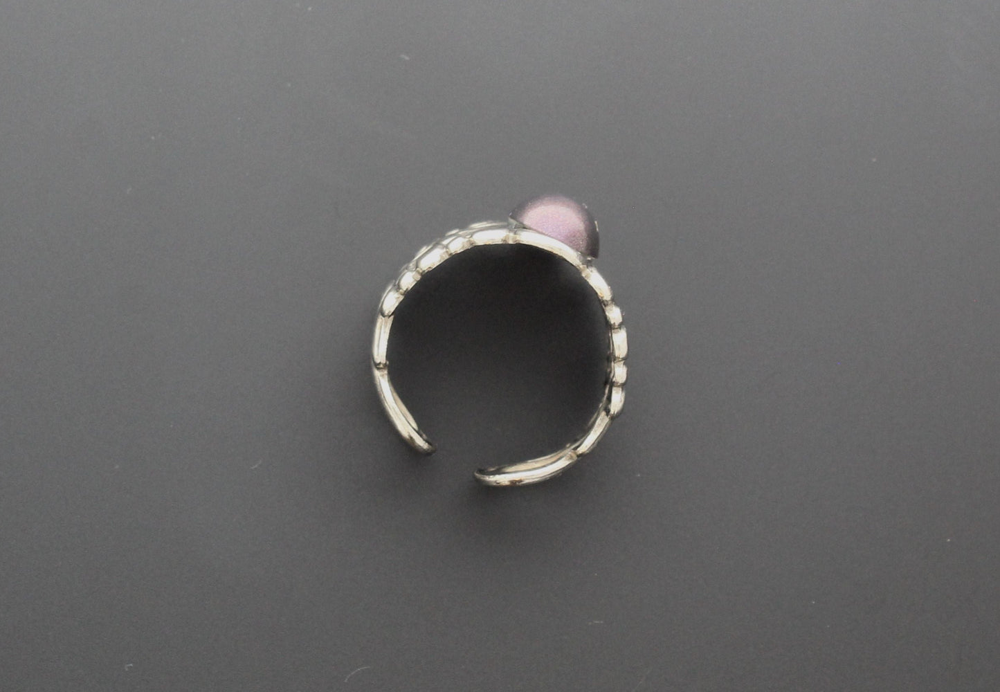 Royal Amethyst Scroll Ring, made in USA, each