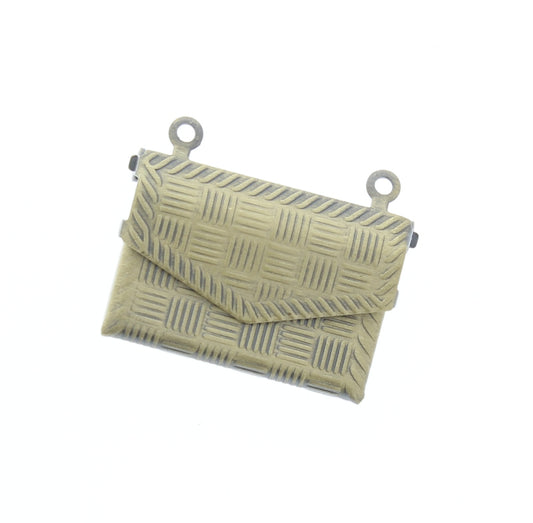 22mm Purse Envelope Letter Hinged Charm, pack of 6