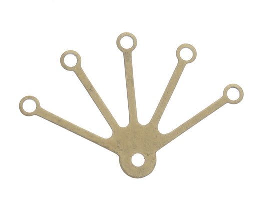 42mm Antique Gold Finish CONNECTOR, 6 EA