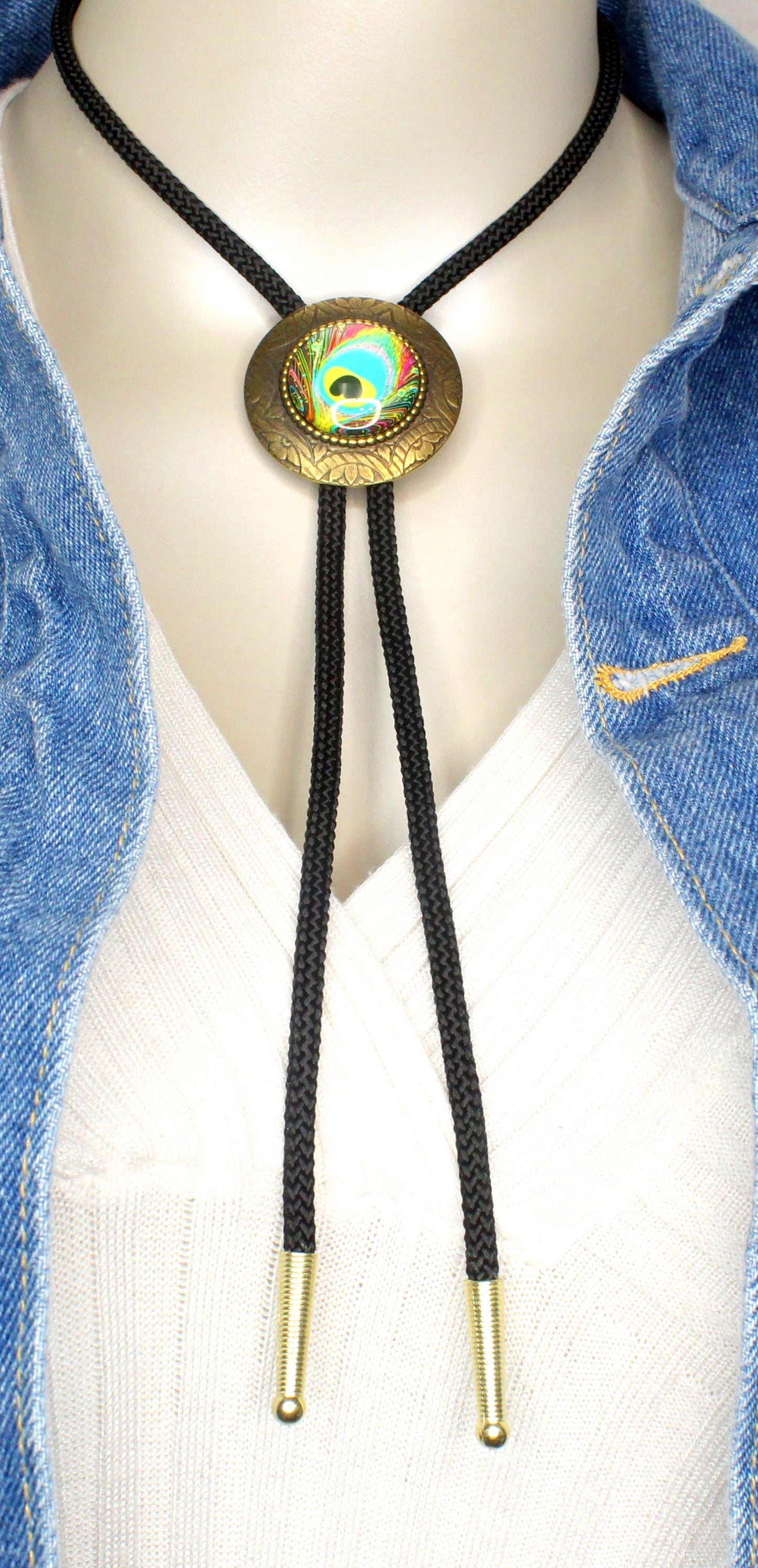 42mm Spirit of the Feather Bolo Tie, made in USA, each