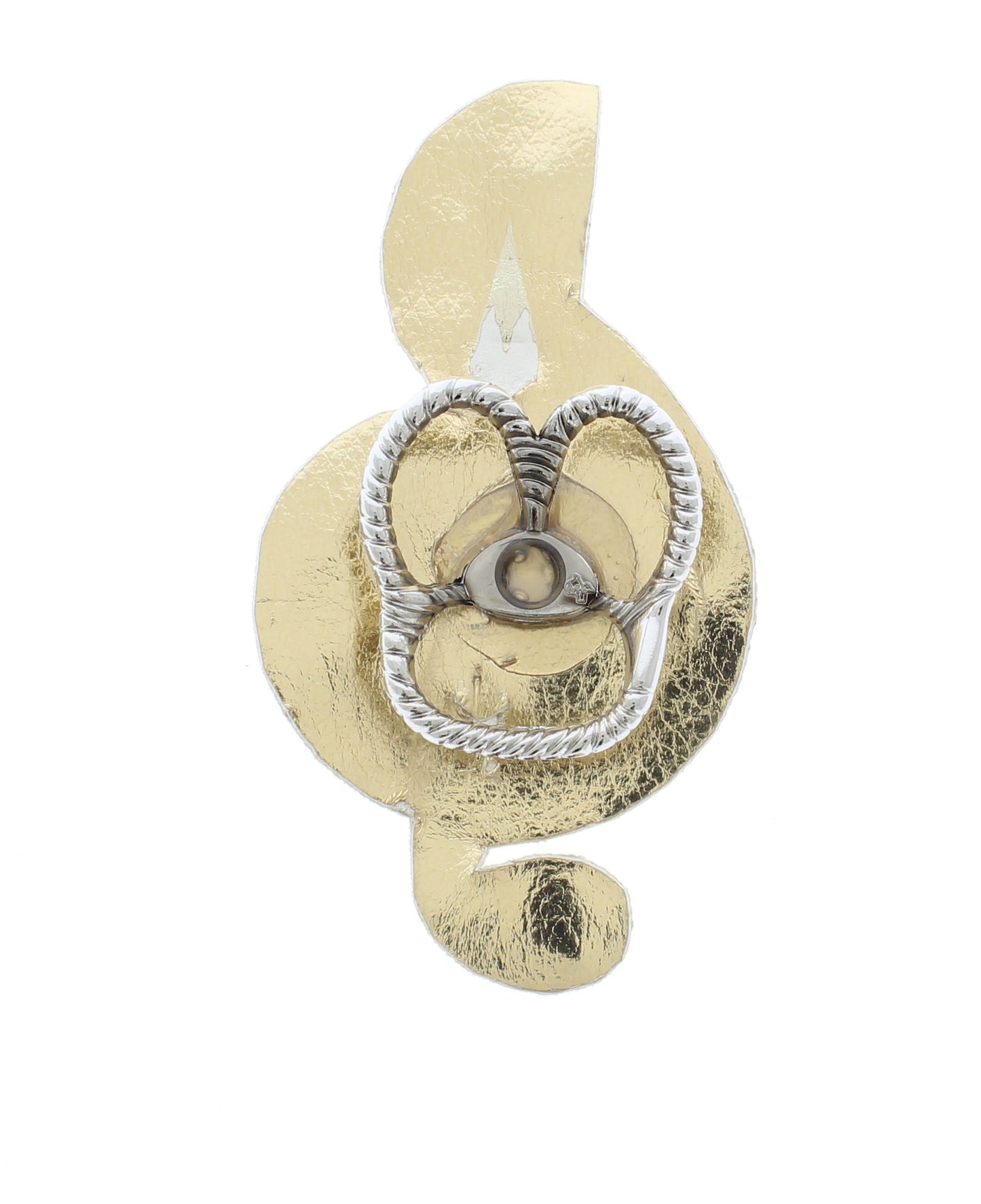 87mm x 47mm Treble Clef Scarf Slide, made in USA, each
