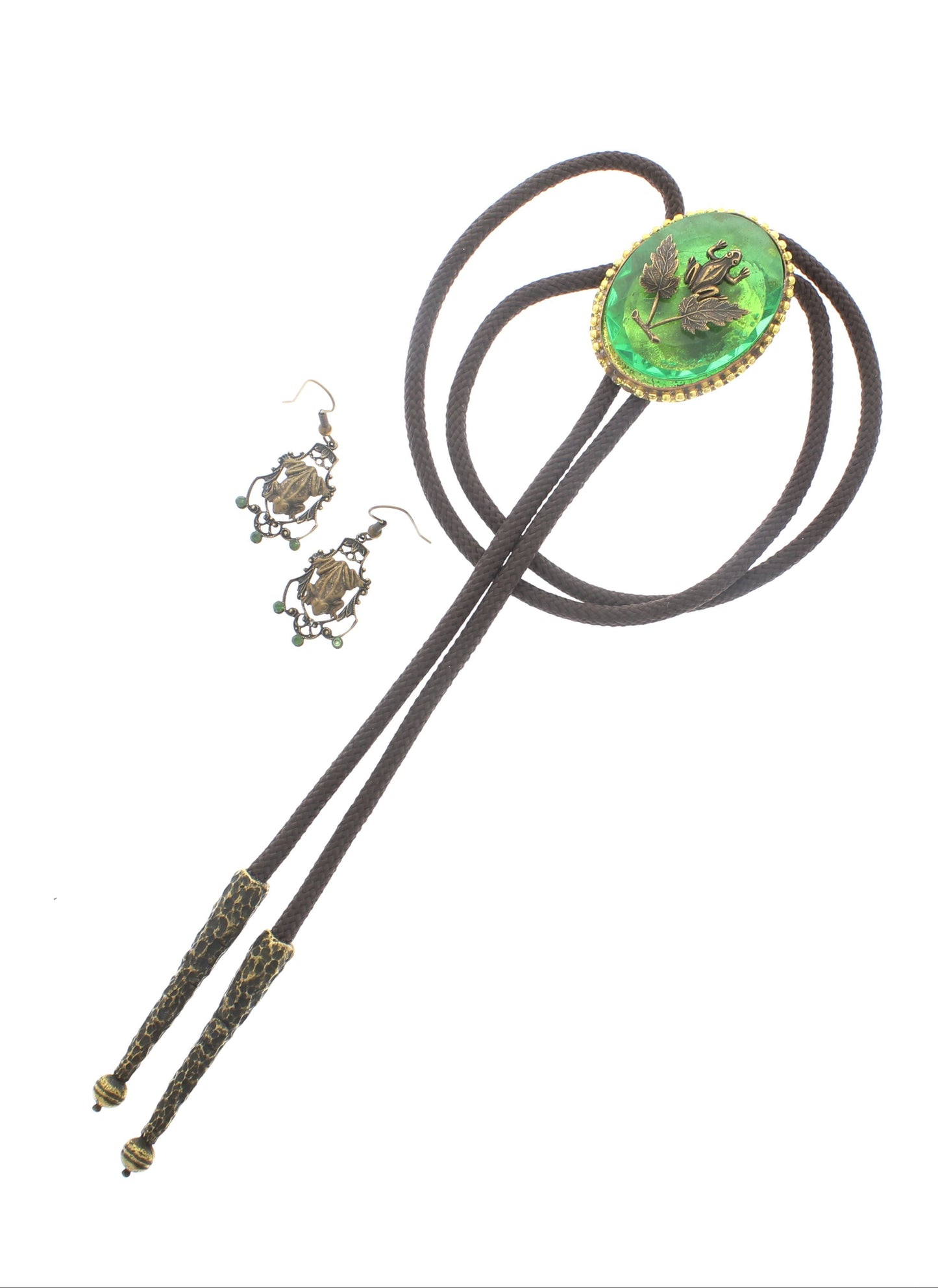 46mm x 36mm Golden Leaf and Frog set, made in USA, set of 3