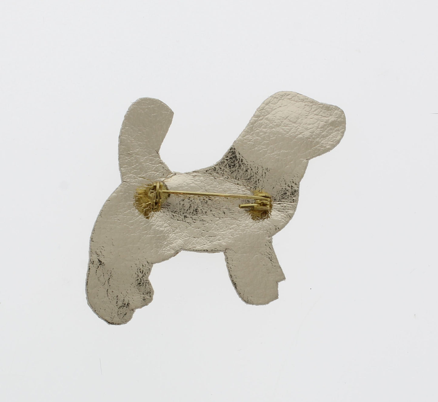 63mm x 68mm Beagle Dog Embroidered Beaded Pin – Handmade Animal Brooch, each