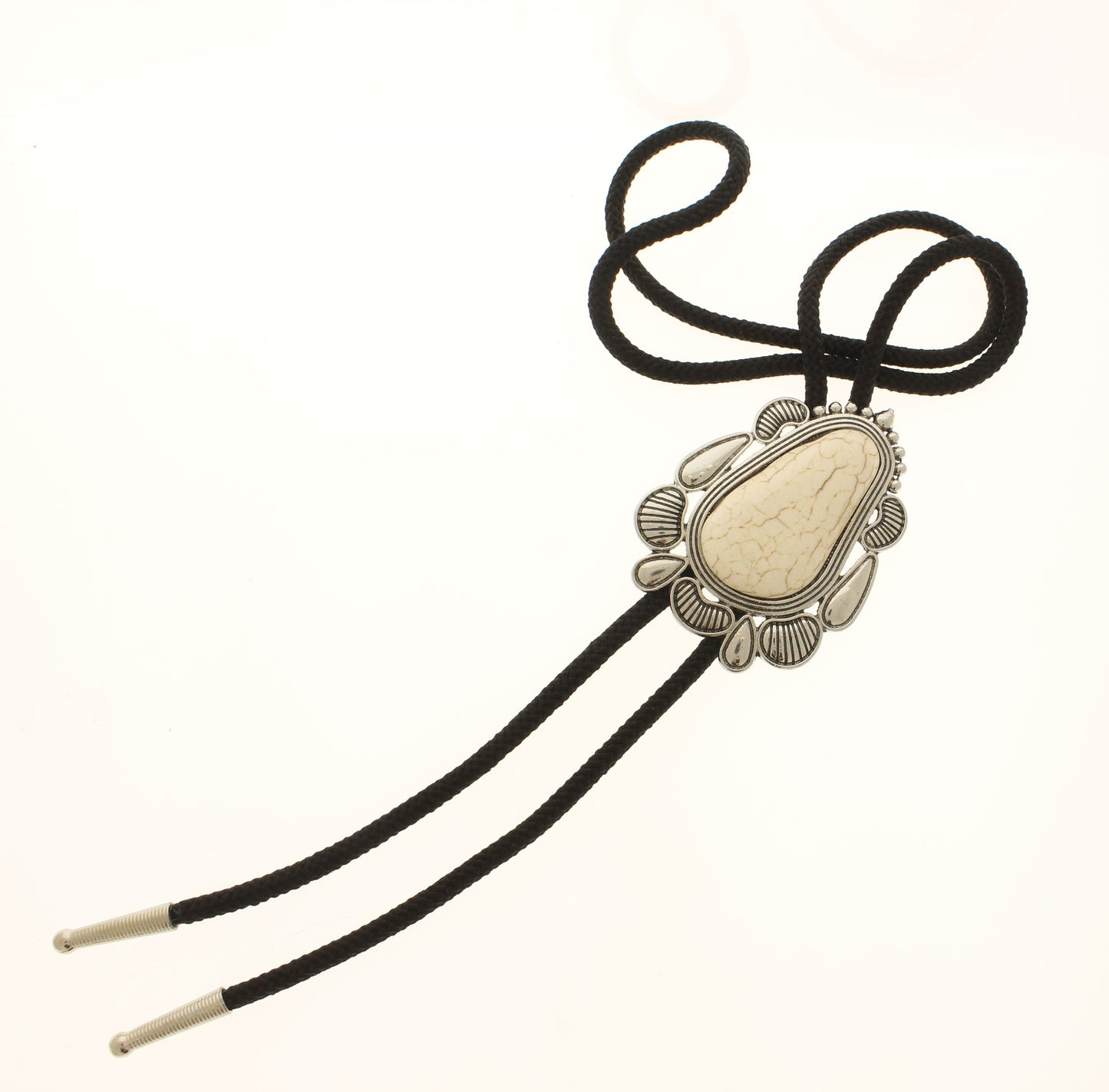 70mm x 52mm Desert Ivory Bolo Tie, made in USA, each