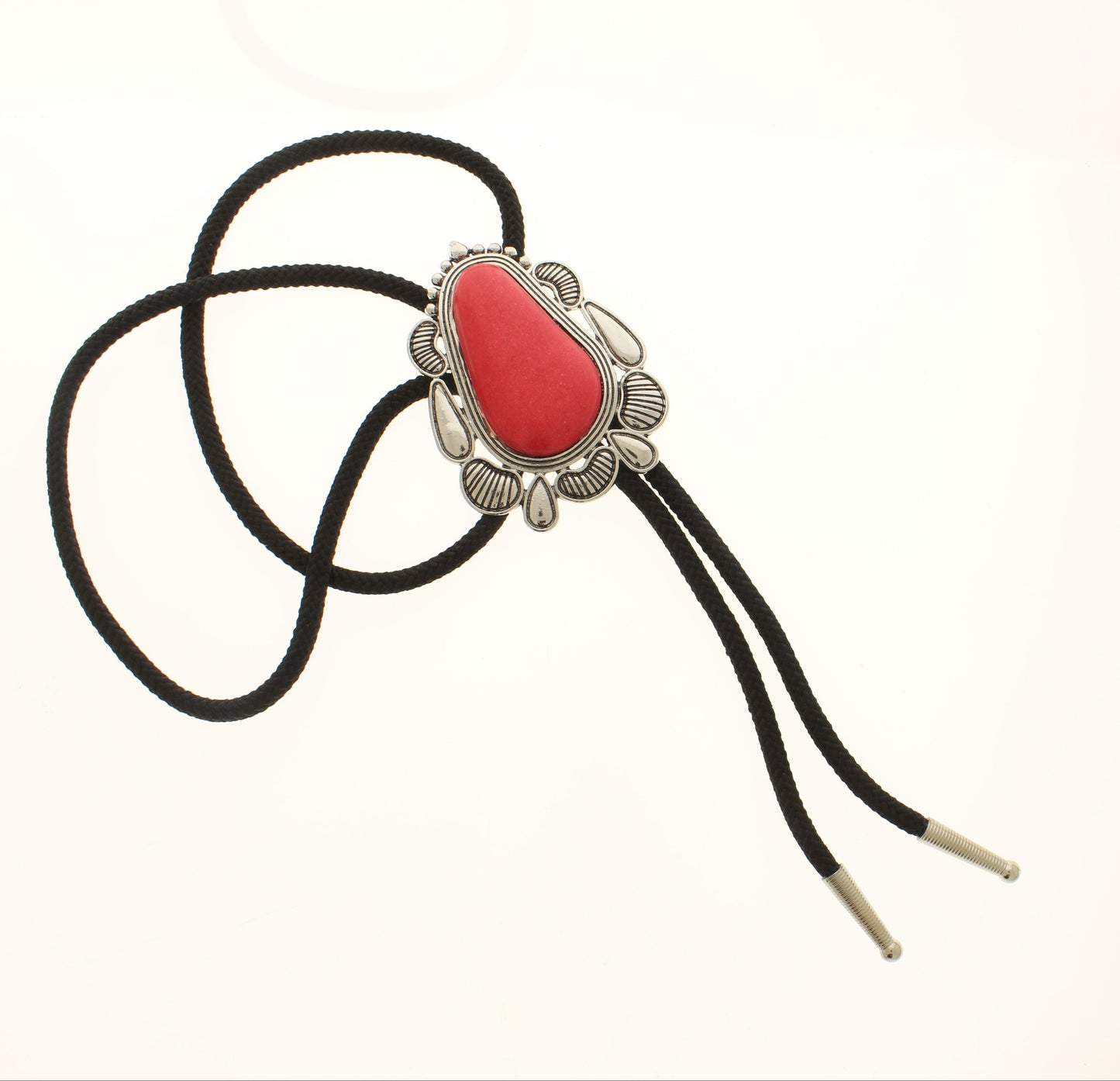 70mm x 52mm Red Mesa Bolo Tie, made in USA, each