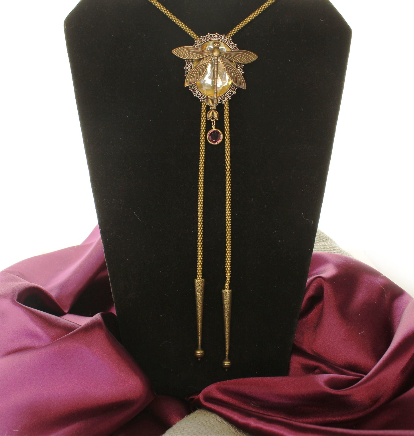 Golden Drift Bolo Tie, made in USA, each 61.1mm x 78.8mm