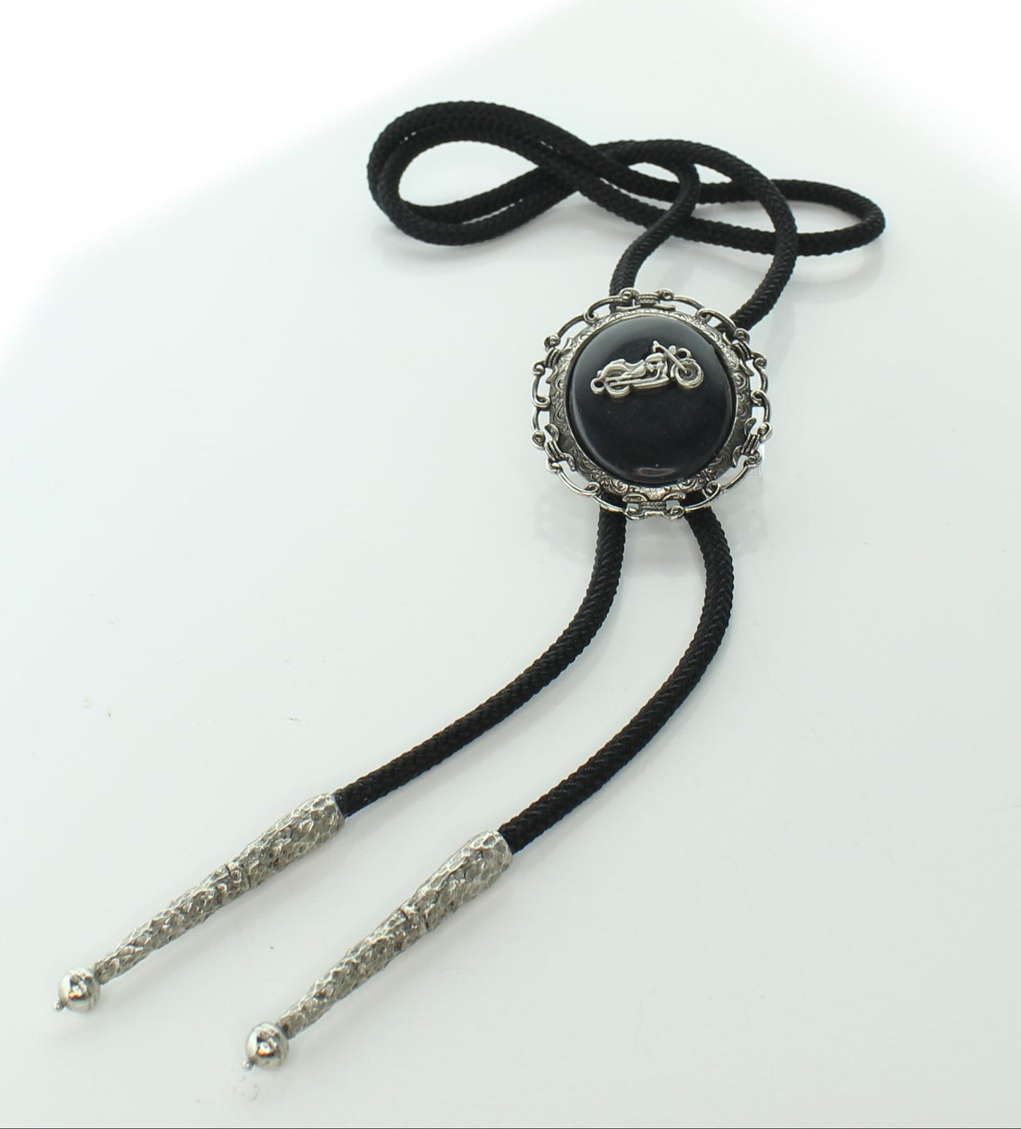 56mm x 47mm Midnight Rider Bolo Tie, made in USA, each