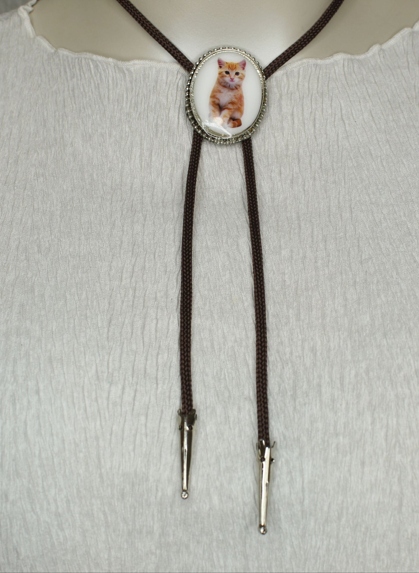 48mm x 36mm Whiskers & Western Bolo, made in USA, each