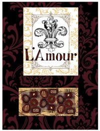 H3 Art Papers, 3x4in sheets, Love French Amour, 24 sheets