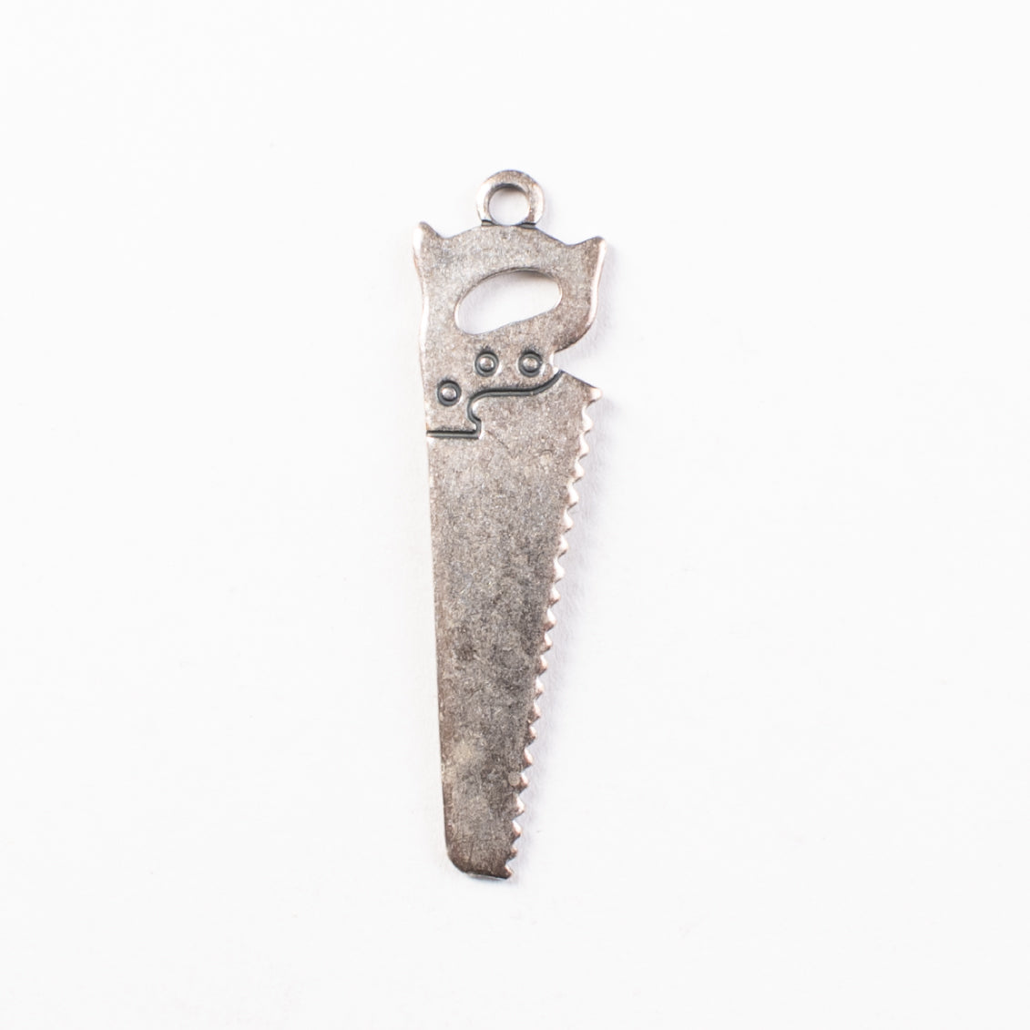 36mm Saw Tool Charm, Antique Gold, Classic Silver, pk/6