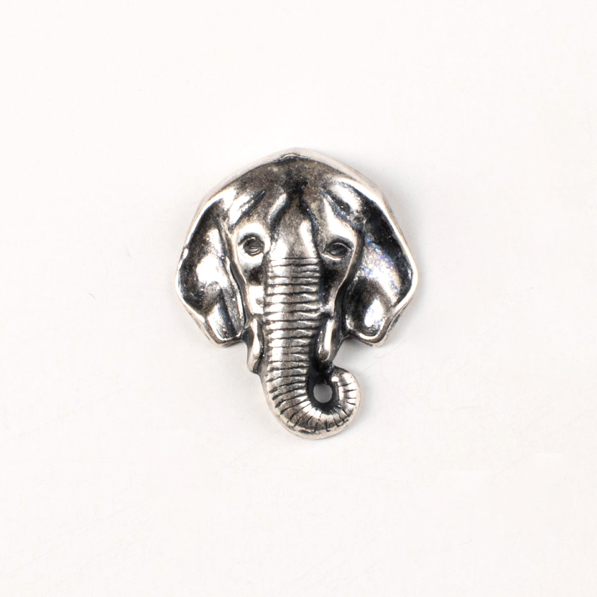 20mm Classic Silver Finish ELEPHANT HEAD, PK/6