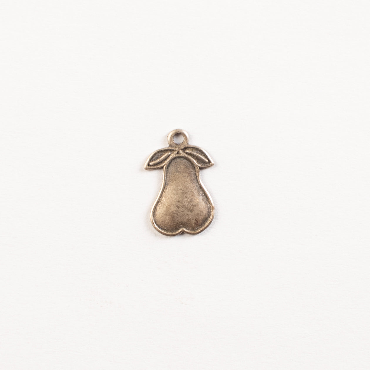 14mm Antique Silver, Antique Gold Finish PEAR charm, pack of 6