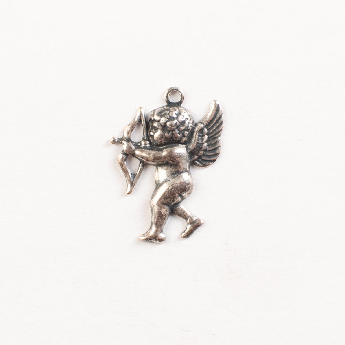 21x15mm Cherub Charm, Antique Gold, Classic Silver, pk/6