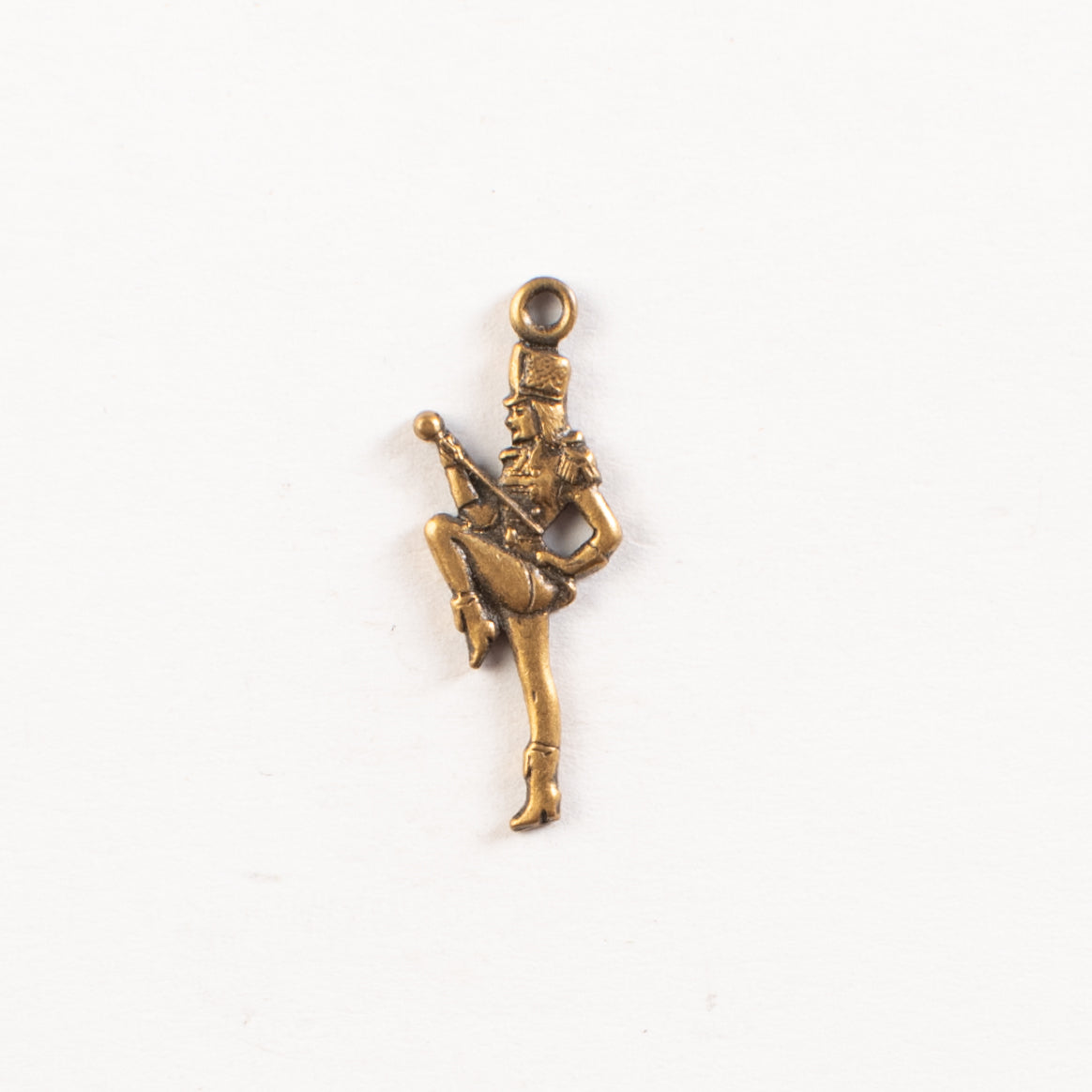 23mm Drum Major Charm, Antique Gold, Classic Silver, pk/6