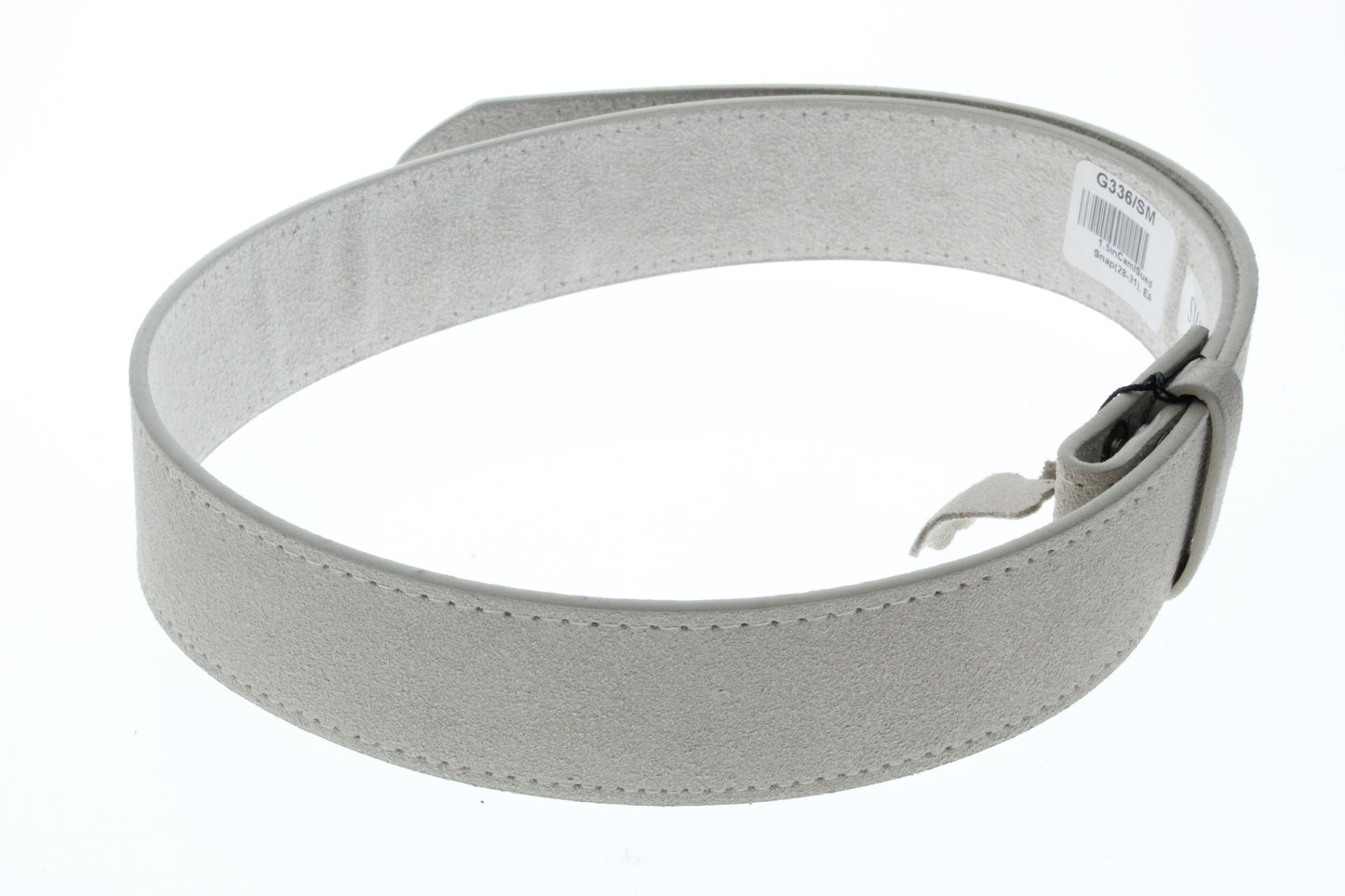 Camel Suede Snap Belt Strap, ea