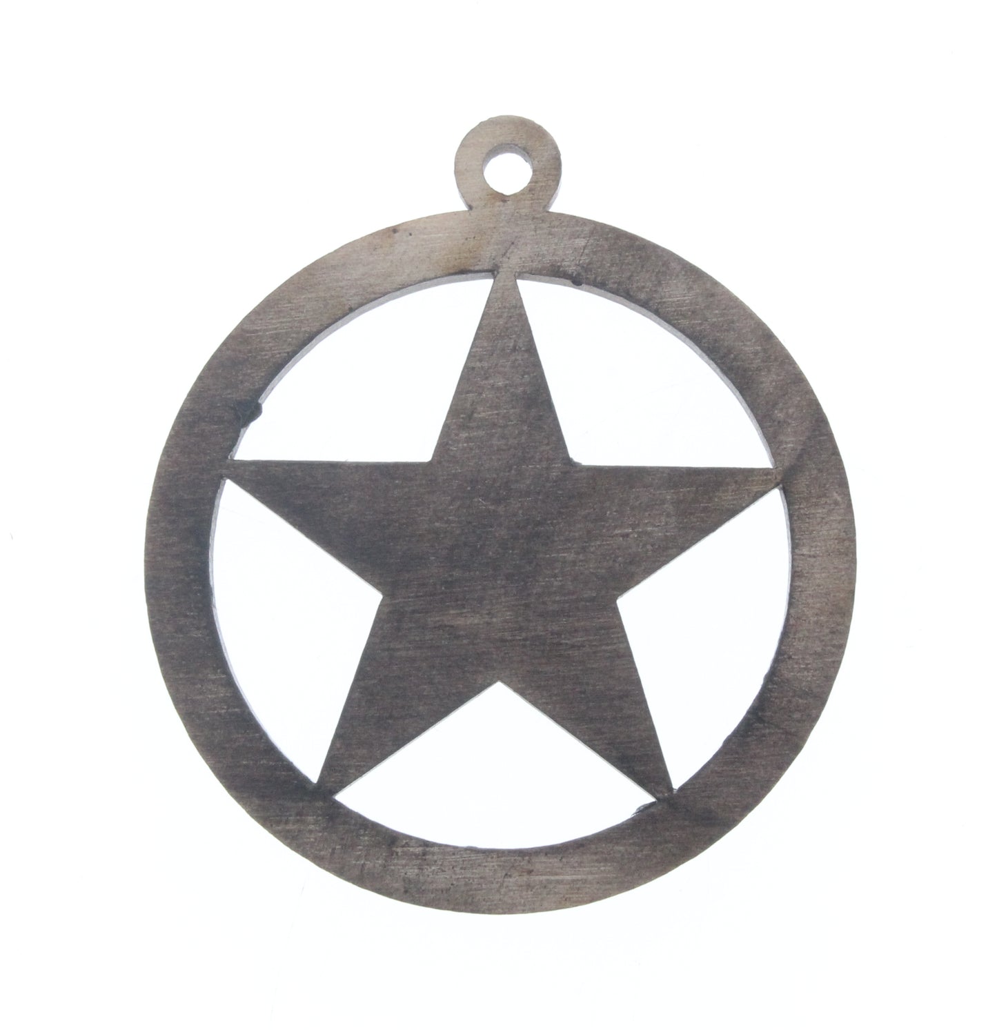 Lone Star Wood Pendant, ea