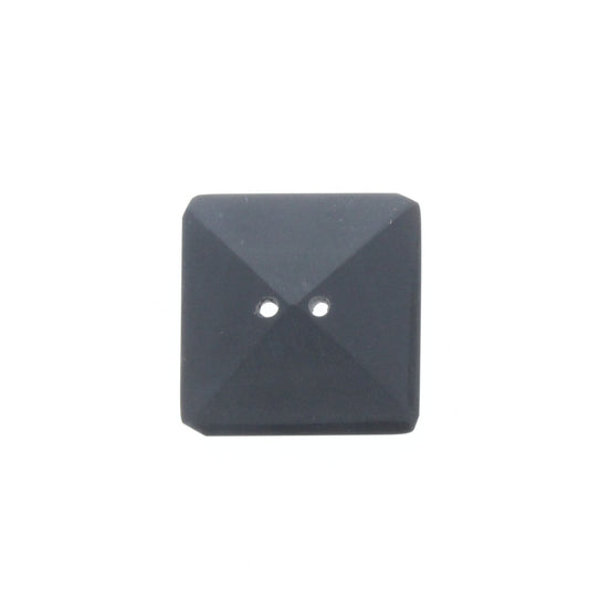 Black Diamond Button w/Round Edge, Pk/3