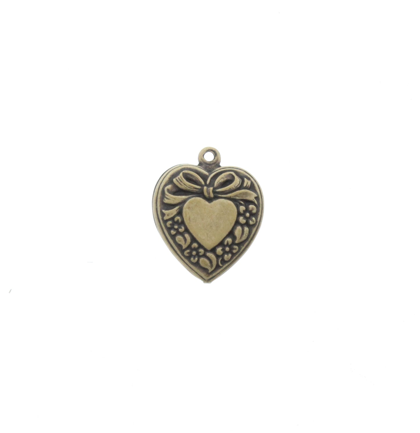 Classic Puff Heart Charm, 6 pack