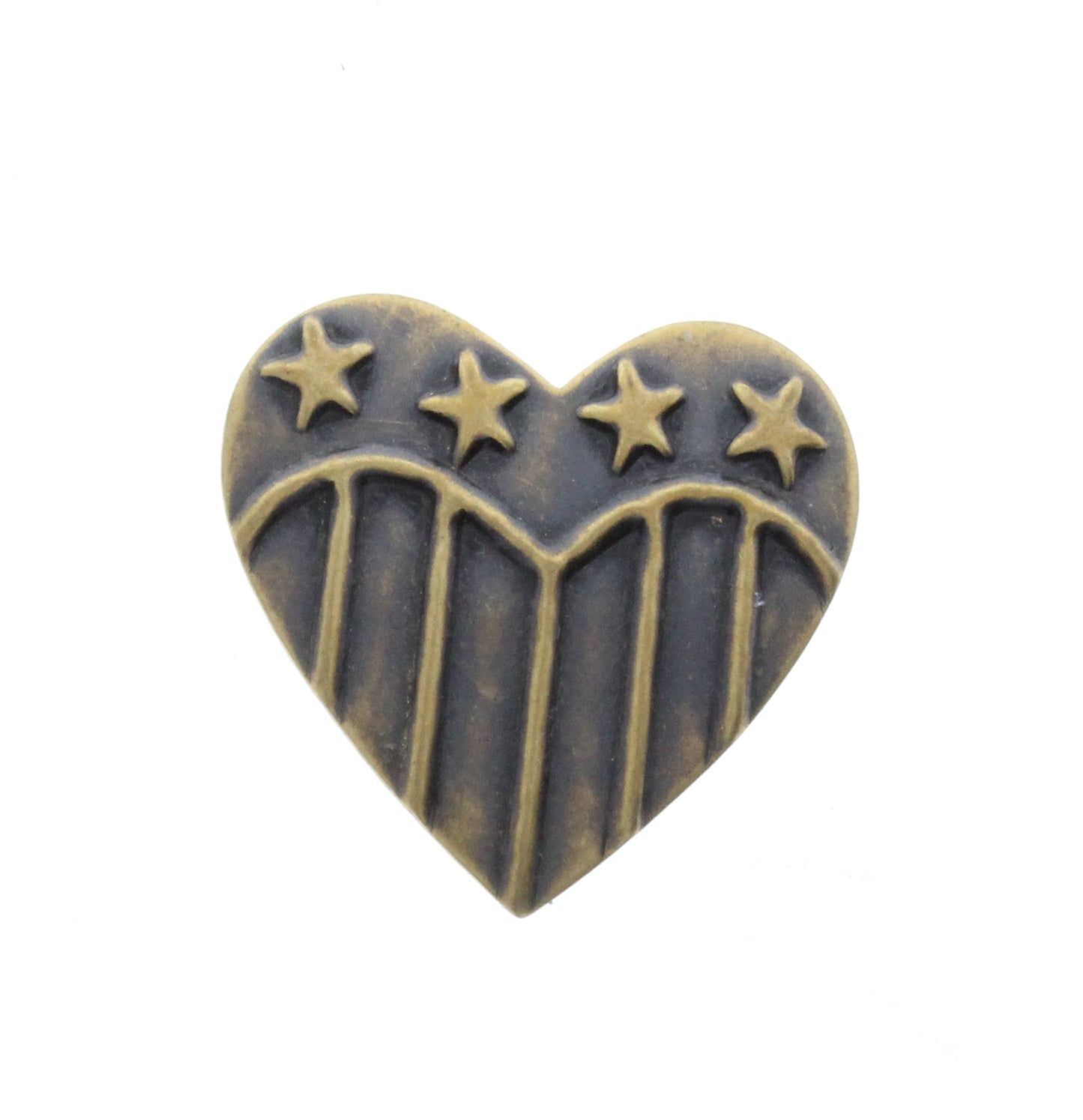 Stars and Stripes Heart, pk/6