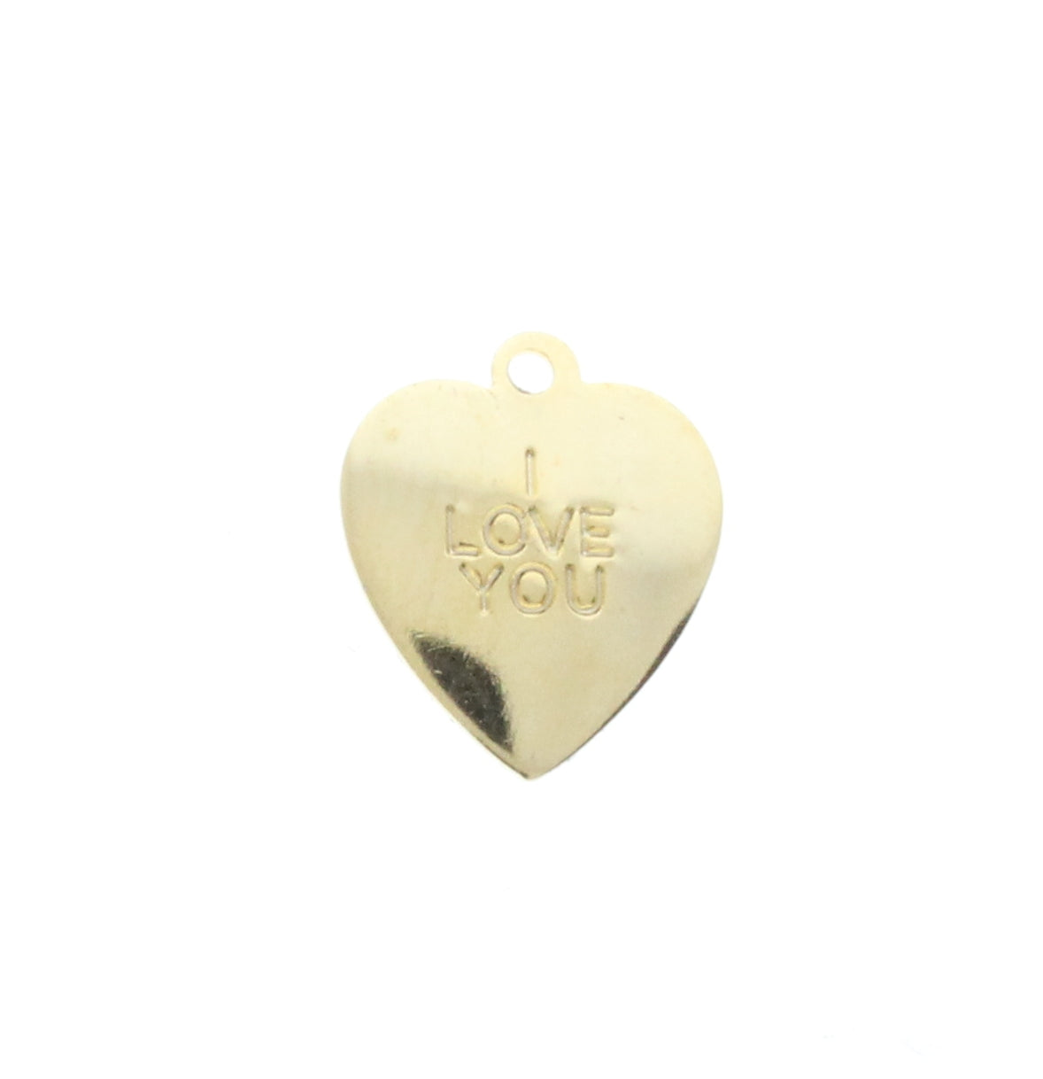 "I Love You" Heart Charm, Pk/6