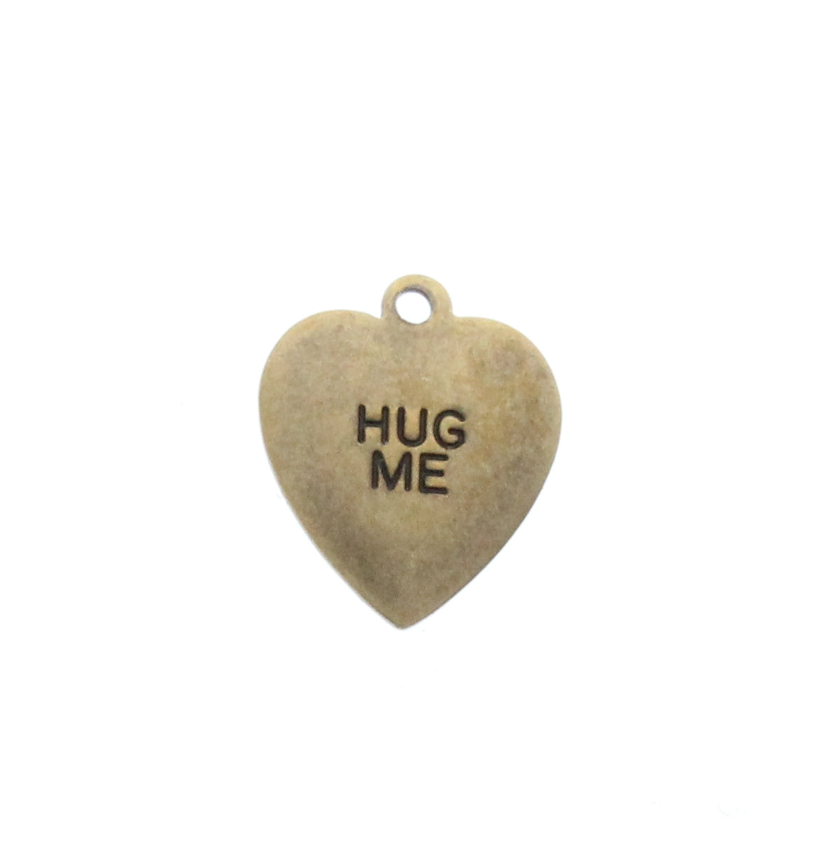 "Hug Me" Heart Charm, pk/6