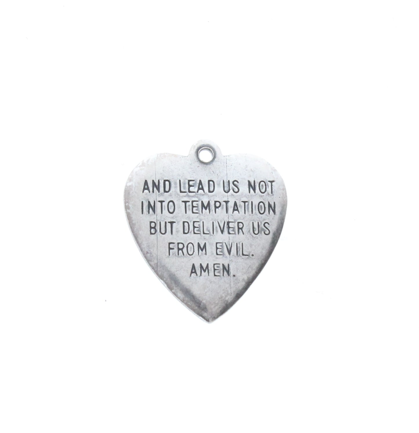 Heart Charm Lords Prayer (5/5), PKG/6