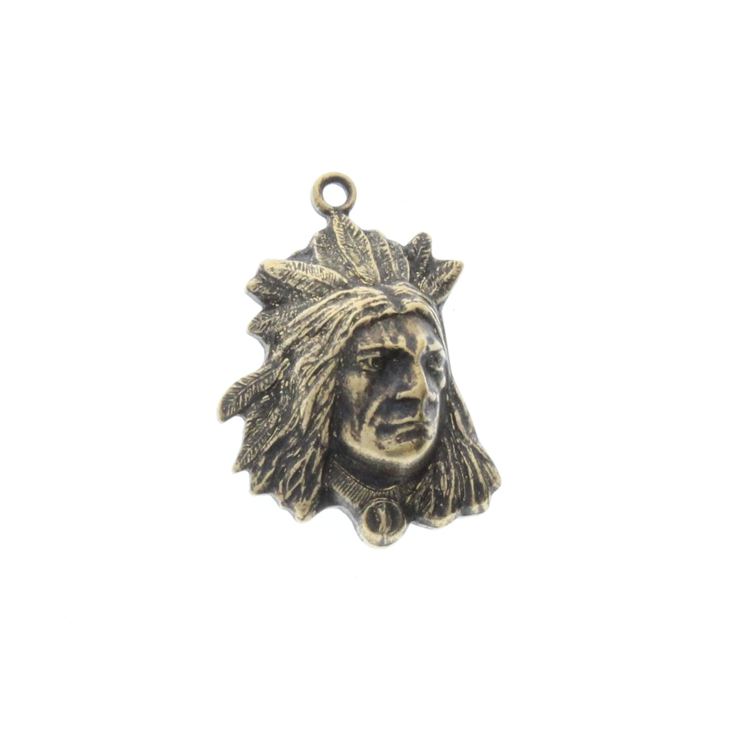 Indian Head Charm, 6 pack