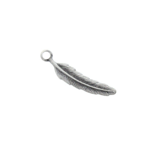 Wing Feather Charm, 6 pack