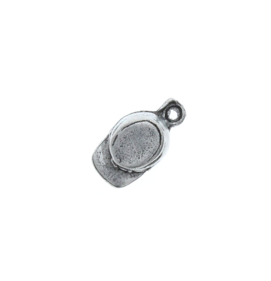 Civil War Hat Charms, Classic Silver, Made in USA, pack of 6