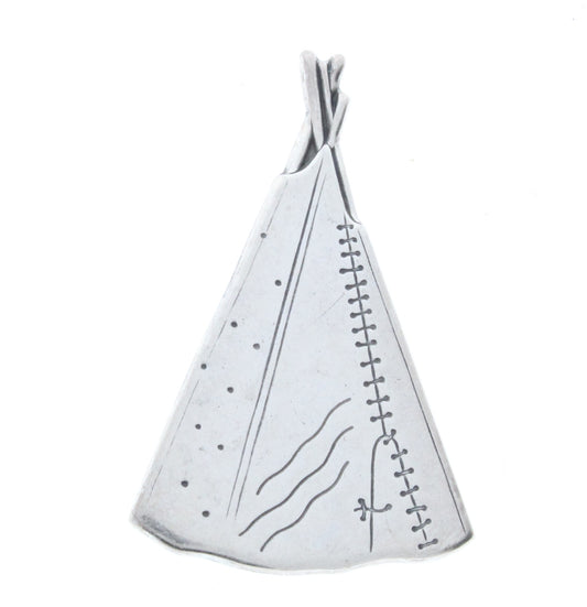 Antique Silver Teepee, Pk/6
