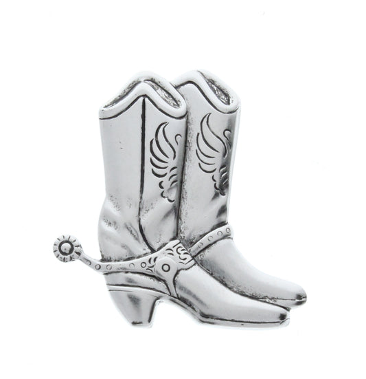 Stamped Cowboy Boot w/Spur, Pk/6