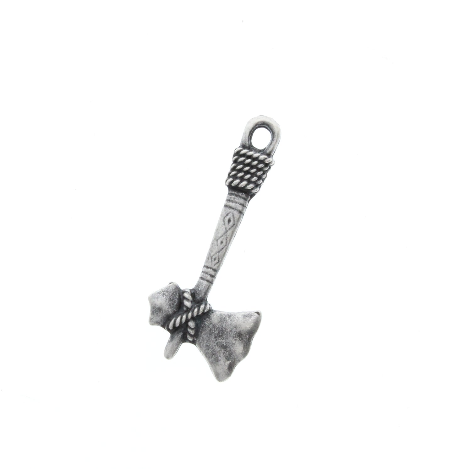 Antique Silver Tomahawk Charm, Pk/6