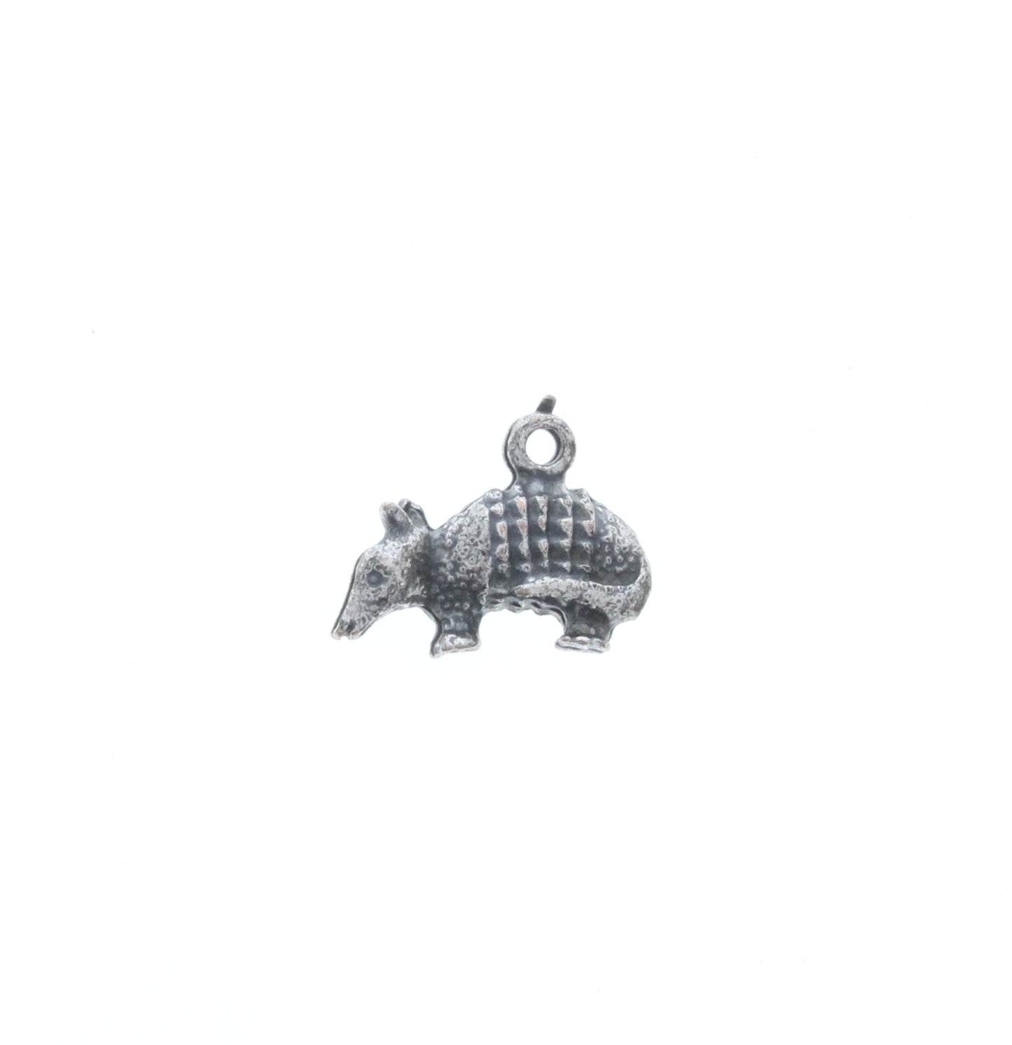 Antique Silver Armadillo Charm, Pk/6