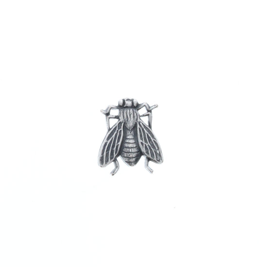 Antique Silver Bee Bug Charm, Pk/6