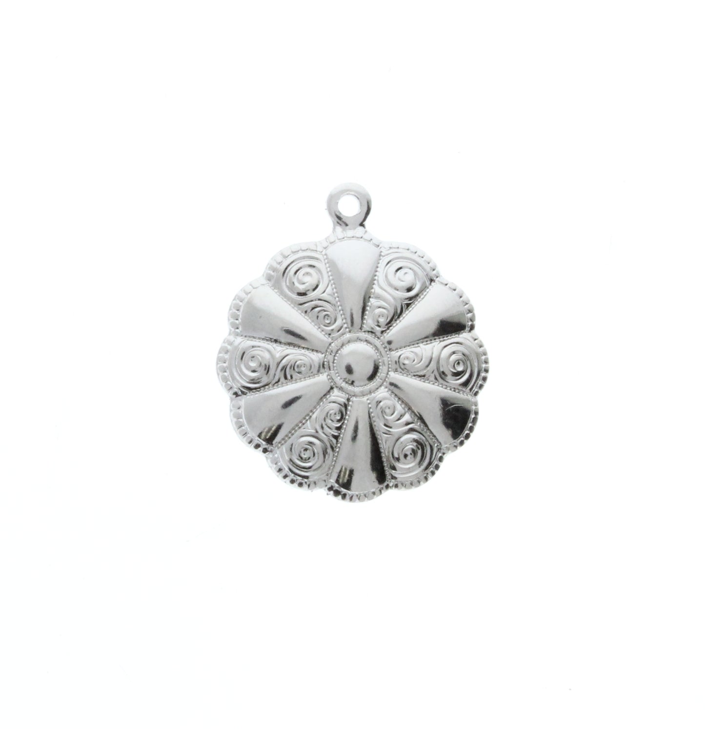 Chrysanthemum Flower Charm, Pk/6