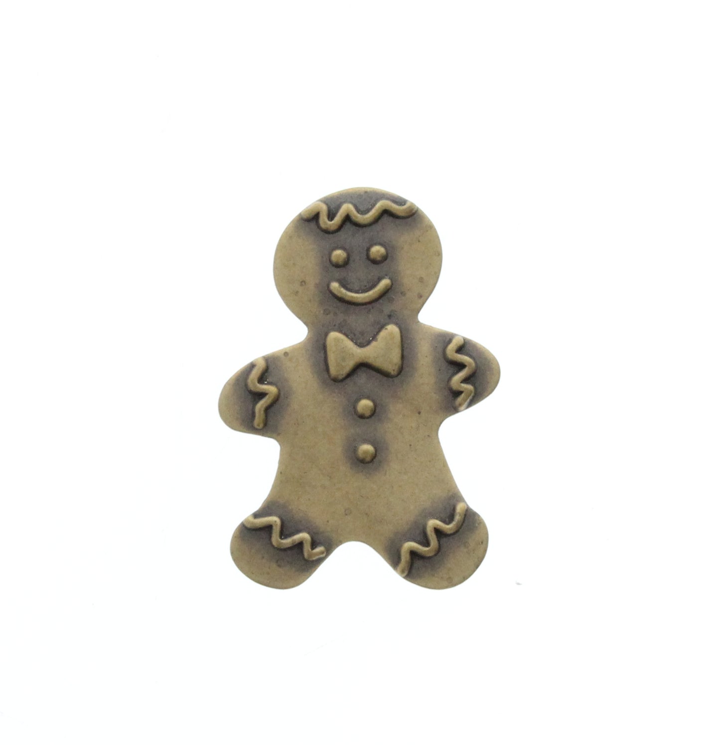 Small Gingerbread Boy Charm, Pk/6