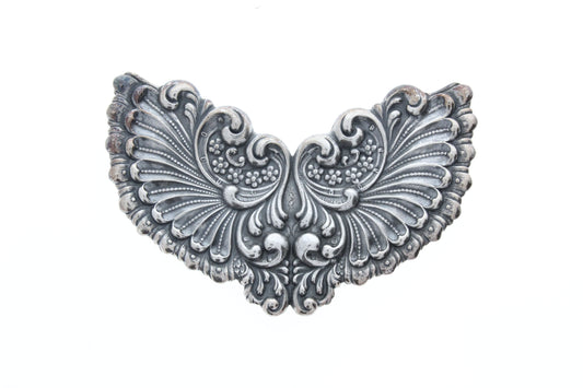 Antique Silver Wings Charm, ea