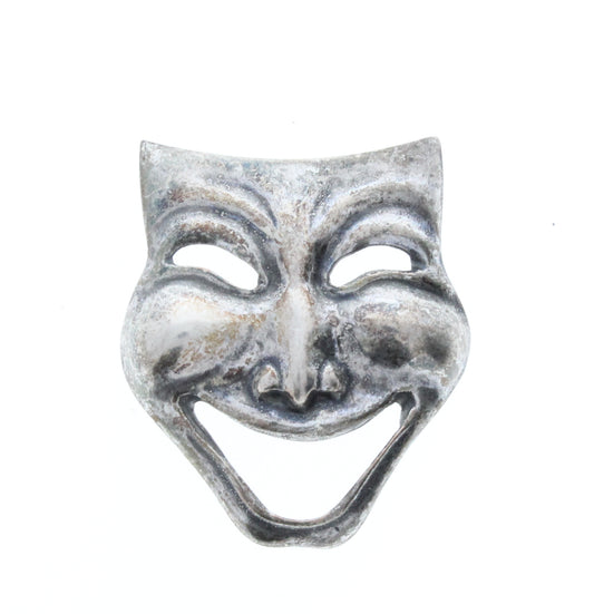 Comedy Mask Charm, Pk/6