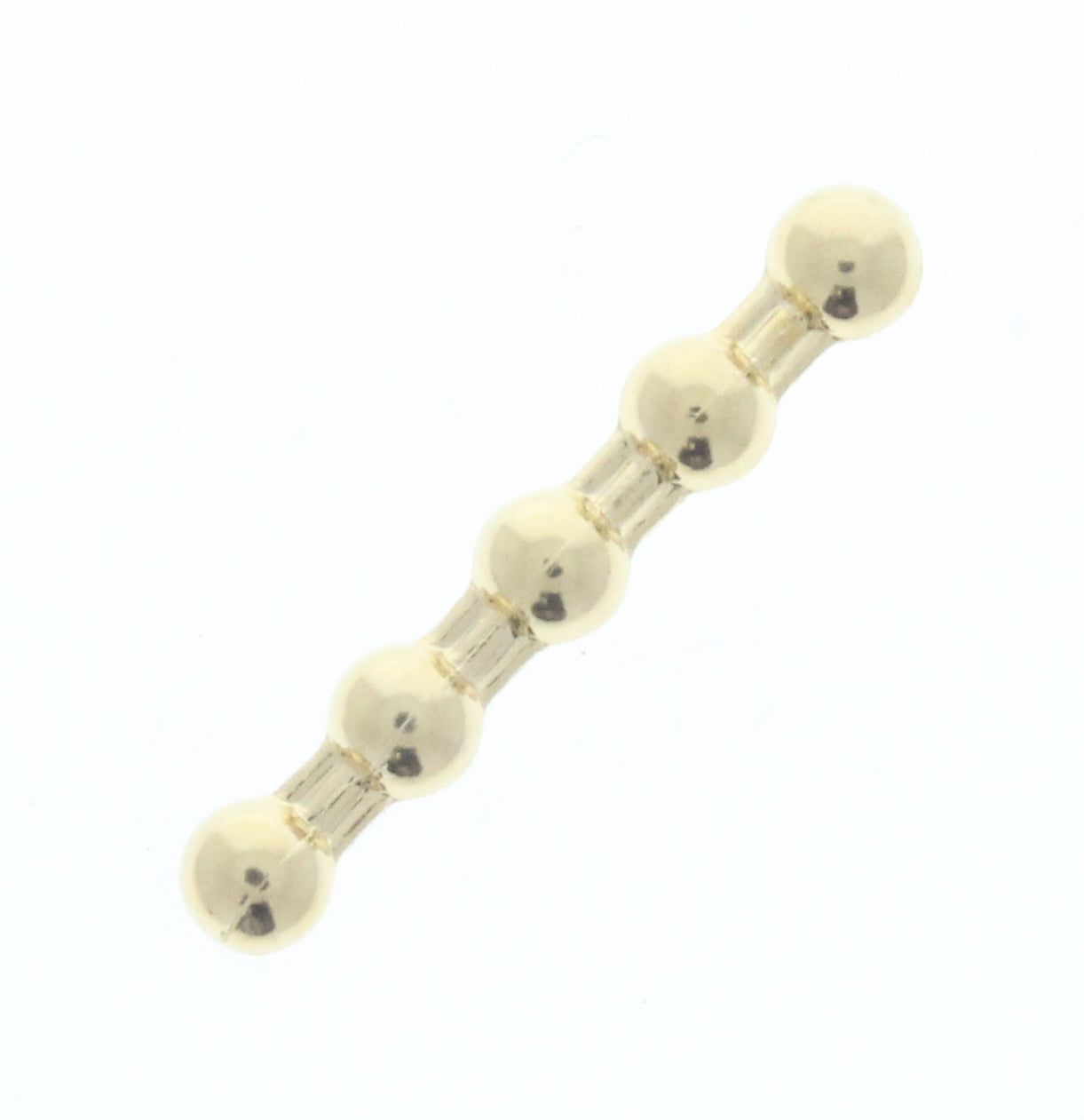 Beaded Bar Charm, Pk/6