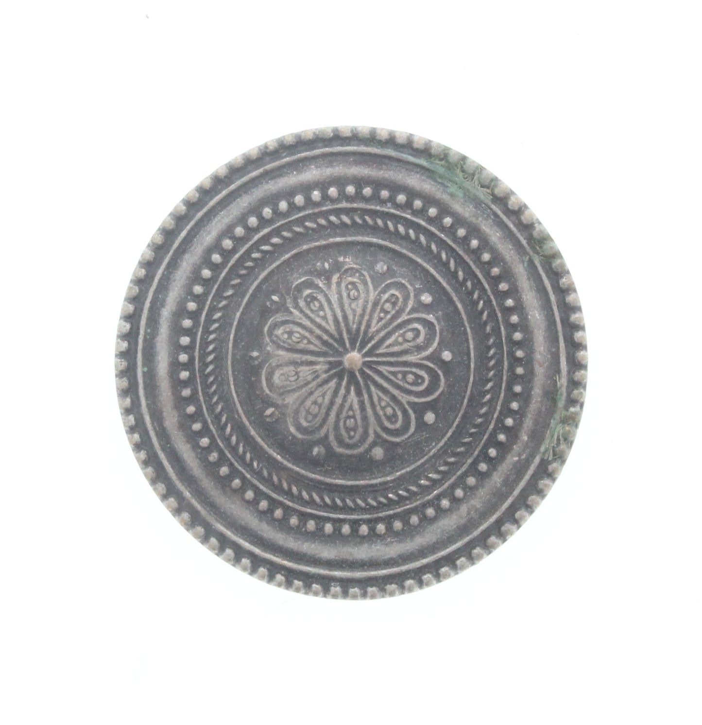 Antique Silver Shield Charm, Pk/6