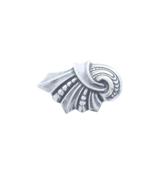 Left-Facing Nouveau Swirl/Wing Charm, Pk/6