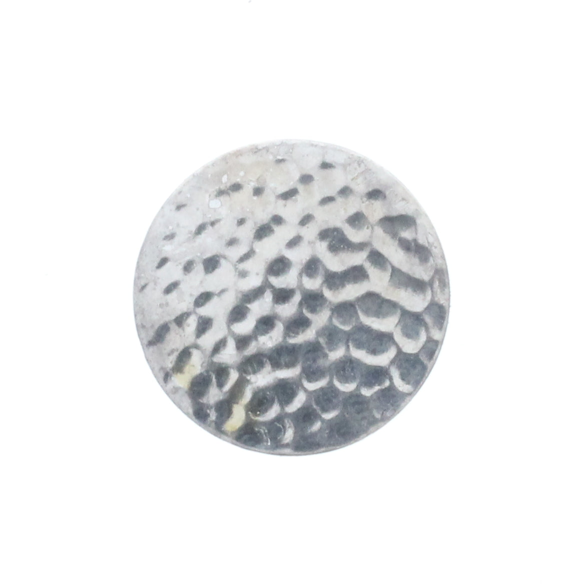Textured Round Disc Charm, Pk/6
