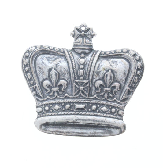 Large Royal Crown Charm, Pk/2