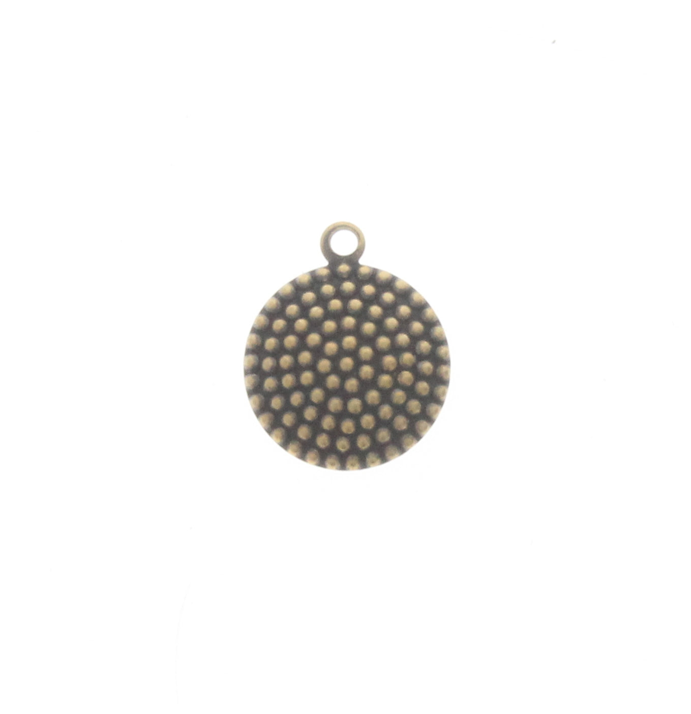 Round Beaded Drop Charm, Pk/6